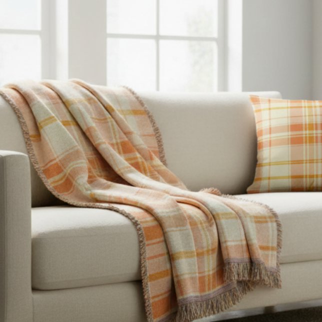 Autumn plaid pattern  throw blanket (Creator Uploaded)