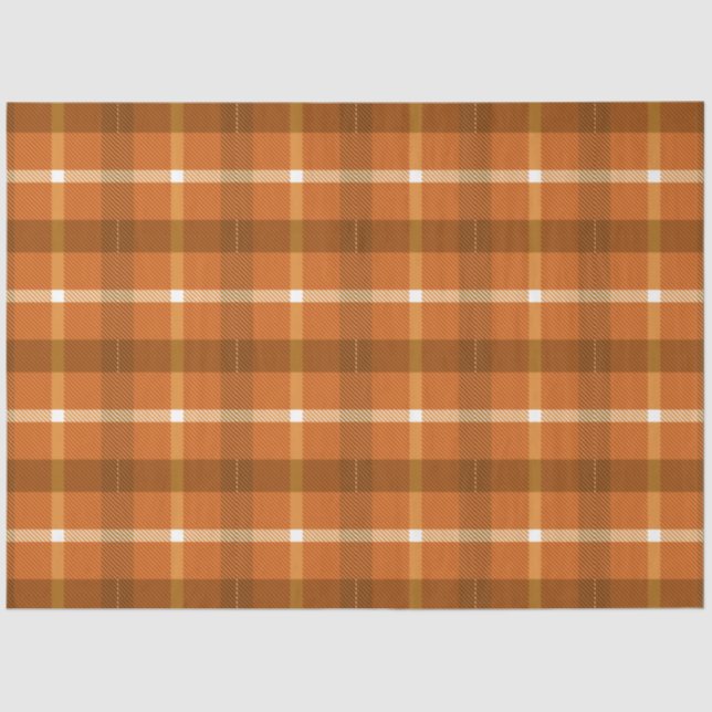 Autumn Plaid Series Design 14 Tissue Paper (Front)
