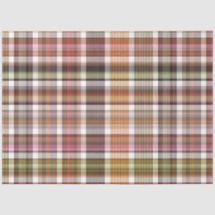 Autumn Plaid Series Design 19 Tissue Paper