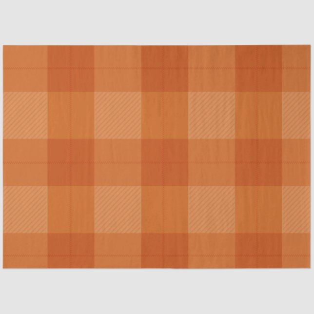 Autumn Plaid Series Design 5 Tissue Paper (Front)
