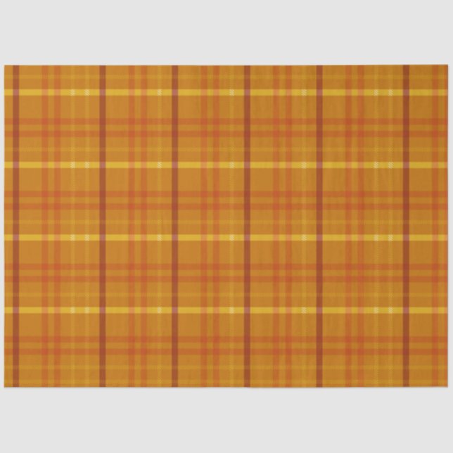 Autumn Plaid Series Design 6 Tissue Paper (Front)