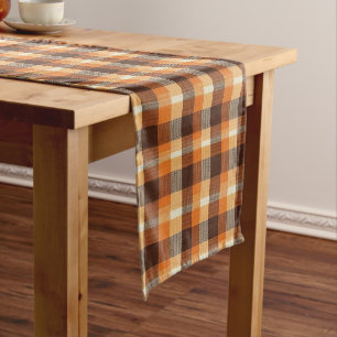 Autumn Plaid  Short Table Runner
