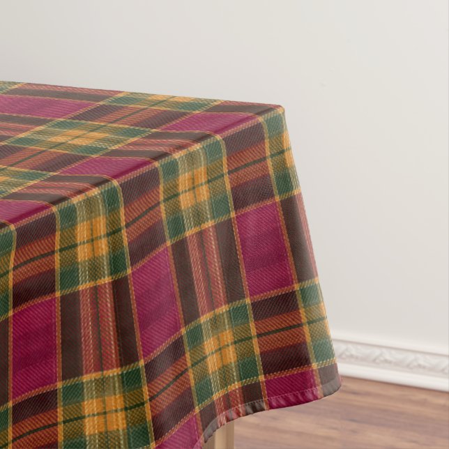 Autumn Plaid  Tablecloth (In Situ)