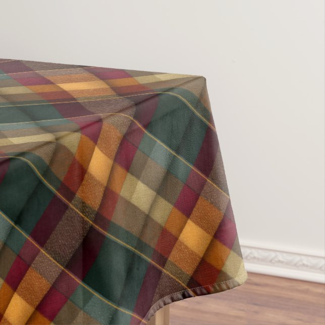 Autumn Plaid  Tablecloth (In Situ)