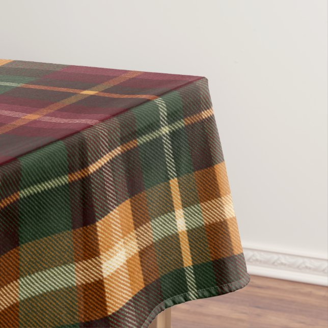 Autumn Plaid  Tablecloth (In Situ)