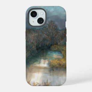autumn pond iPhone 15 case