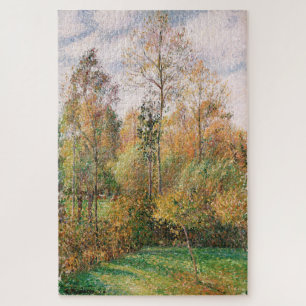 Autumn, Poplars, Eragny by Camille Pissarro Jigsaw Puzzle