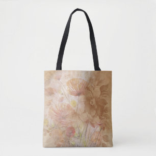 Autumn Poppy Tote Bag