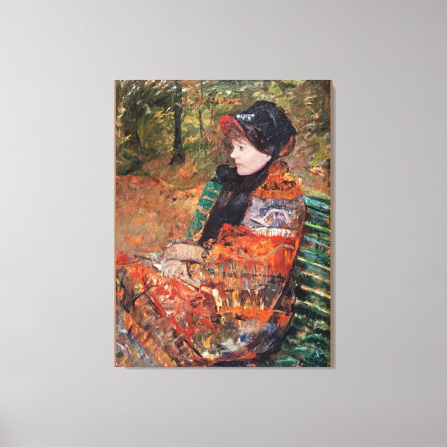 Autumn, Portrait of Lydia Cassatt, Canvas Print (Front)