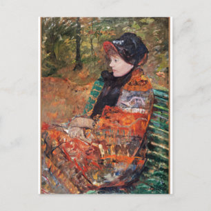Autumn, Portrait of Lydia Cassatt, Postcard