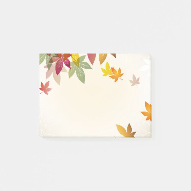 Autumn Post It Notes (Front)