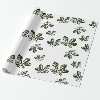 Autumn print wrapping paper