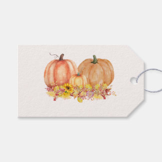 Autumn Pumpkin Baby Shower Favor Tags – Boho Fall