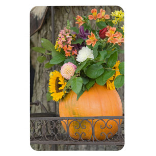 Autumn Pumpkin Bouquet Magnet