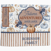 Autumn Pumpkin Family Personalised Photo Album