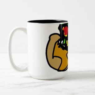 Autumn Pumpkin fun Two-Tone Coffee Mug