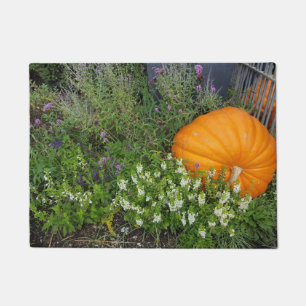 Autumn Pumpkin garden Door Mat