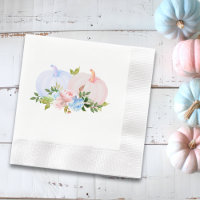 Autumn Pumpkin Gender Reveal pink blue