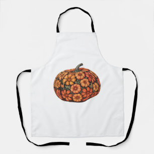 Autumn Pumpkin Halloween Classic T-Shirt.png Apron