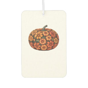 Autumn Pumpkin Halloween Classic T-Shirt.png Car Air Freshener
