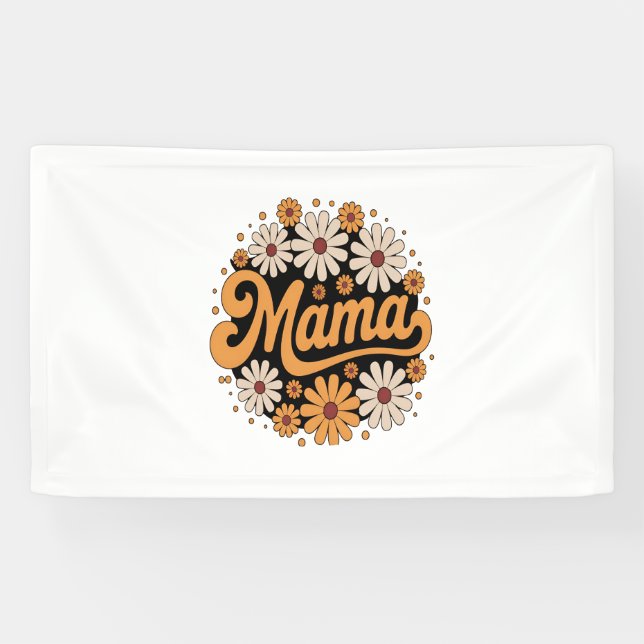 Autumn Pumpkin Mama Banner (Horizontal)