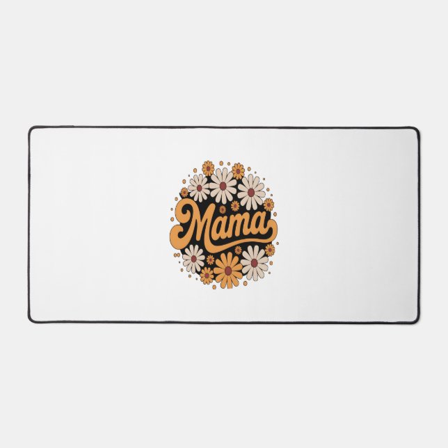 Autumn Pumpkin Mama Desk Mat (Front)