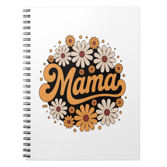 Autumn Pumpkin Mama Notebook (Front)