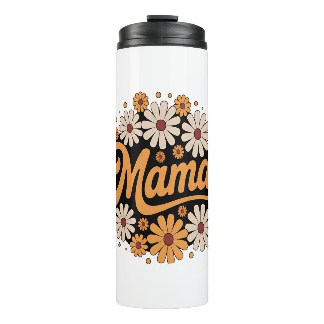 Autumn Pumpkin Mama Thermal Tumbler (Front)