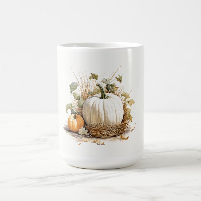 Autumn Pumpkin Patch Coffee Mug (Center)