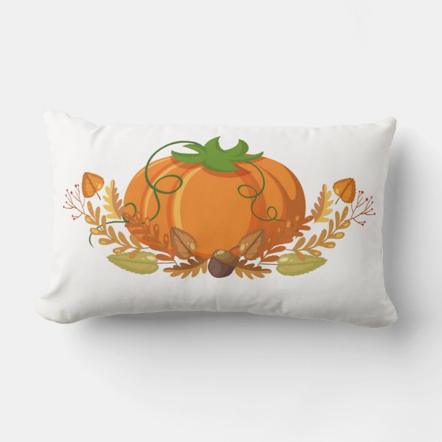 Autumn Pumpkin Pillow (Front)