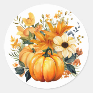 Autumn Pumpkin Stickers