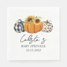 Autumn Pumpkin & Sunflower Baby Sprinkle
