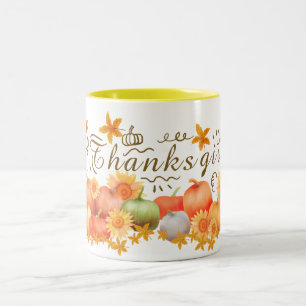 Autumn Pumpkin Thanksgiving Mug