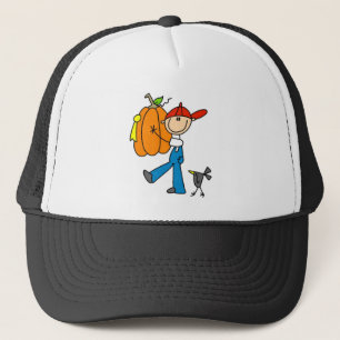 Autumn Pumpkin Trucker Hat