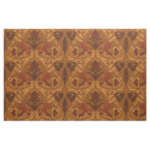 Autumn Pumpkins and Vines Designer Fabric