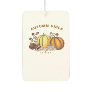 Autumn pumpkins Classic T-Shirt.png Car Air Freshener