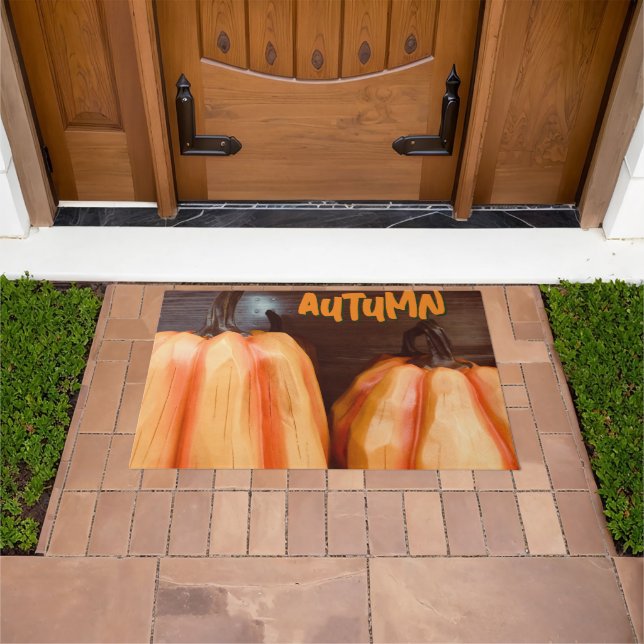 Autumn Pumpkins Doormat (Outdoor)