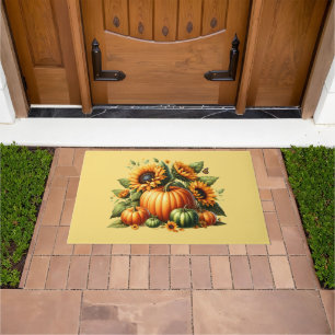 Autumn Pumpkins Doormat