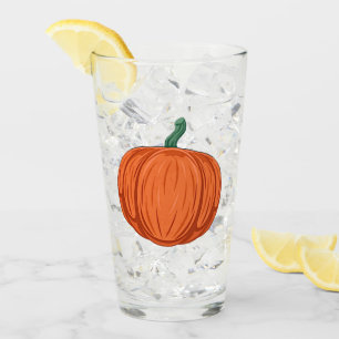 Autumn Pumpkins Glass