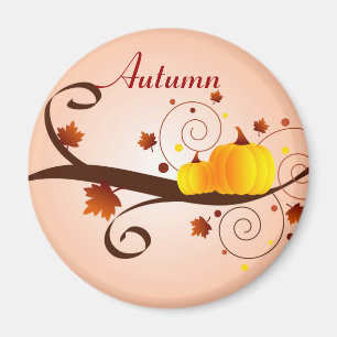 Autumn pumpkins - Magnet