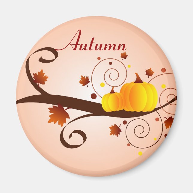 Autumn pumpkins - Magnet (Front)
