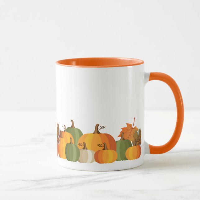 Autumn Pumpkins Mug (Right)