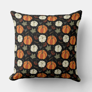Autumn Pumpkins Pattern Cushion