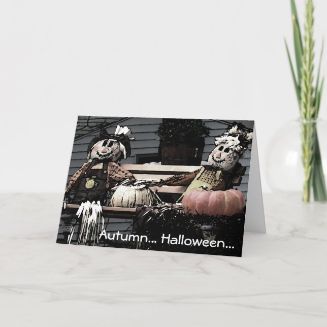 Autumn Pumpkins Picture for Friendship Card (Front)