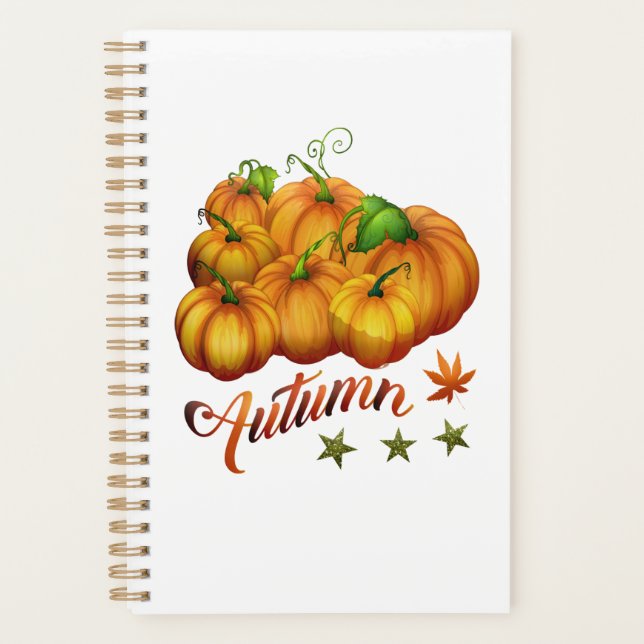 Autumn pumpkins      planner (Front)