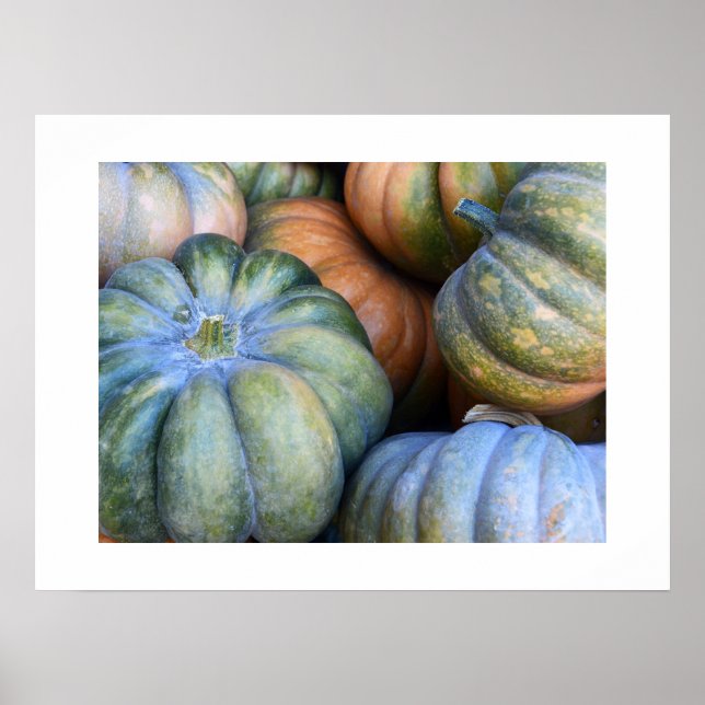 Autumn Pumpkins Poster (Front)
