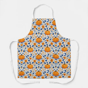 Autumn Pumpkins Print Apron