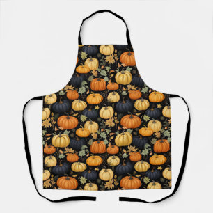 Autumn Pumpkins Print Apron