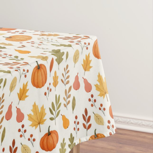 Autumn Pumpkins Tablecloth (In Situ)