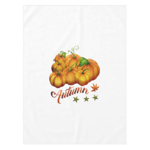 Autumn pumpkins tablecloth